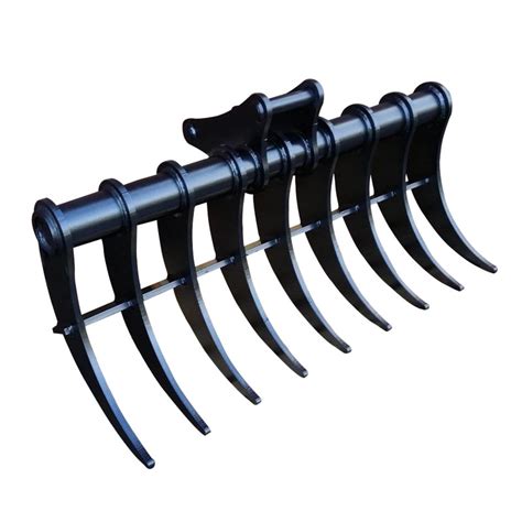 mini excavator rake|mini excavator rake for sale.